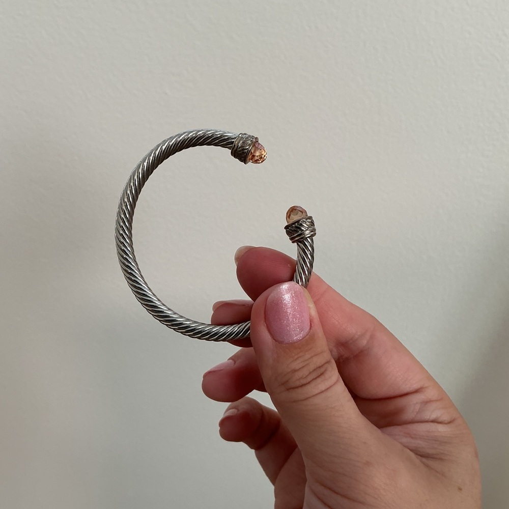 Cable and Citrine Bracelet